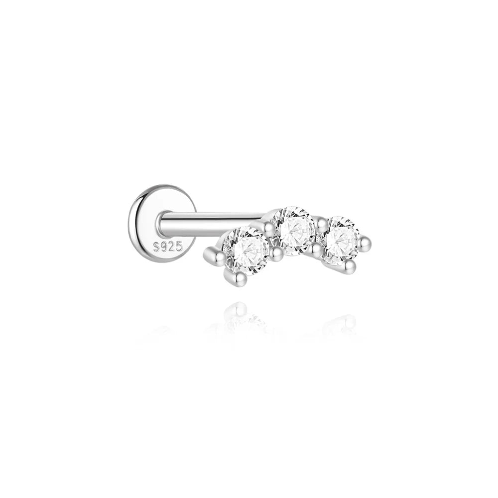 Aide Moissanite Diamond Stud Earrings for Women Orginal 925