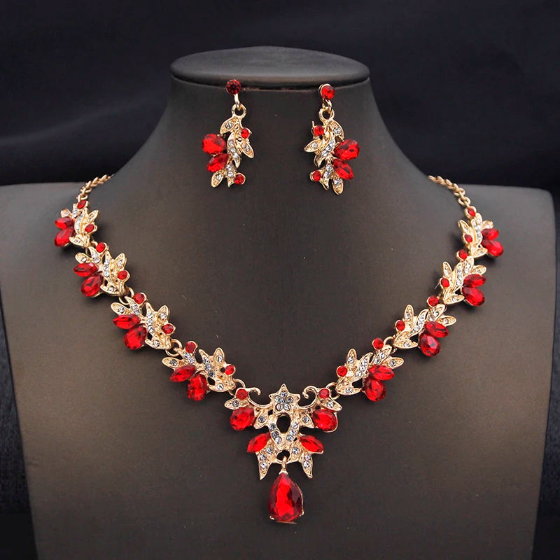 Fashion Necklace for Women Choker Necklace and Earring