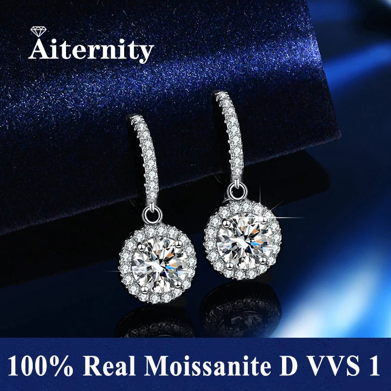 GRA Certificates 100% Real Moissanite 925