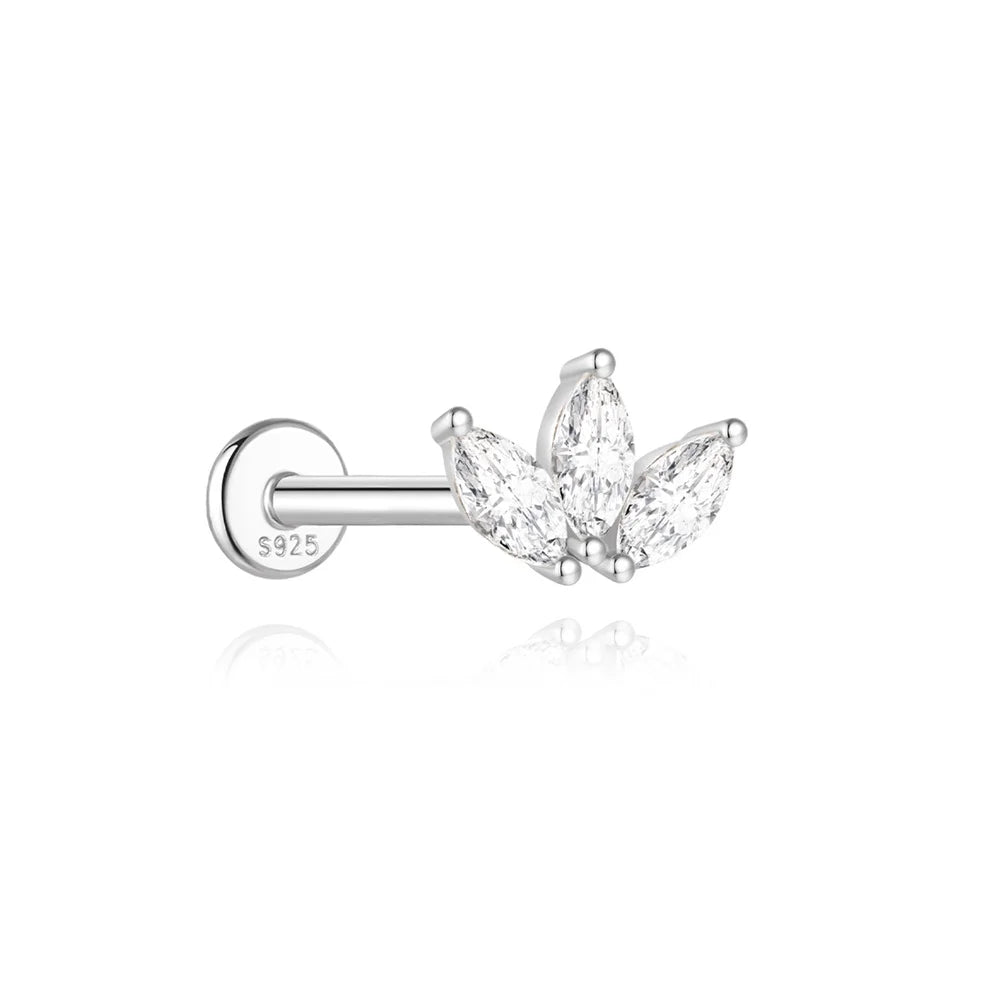 Aide Moissanite Diamond Stud Earrings for Women Orginal 925