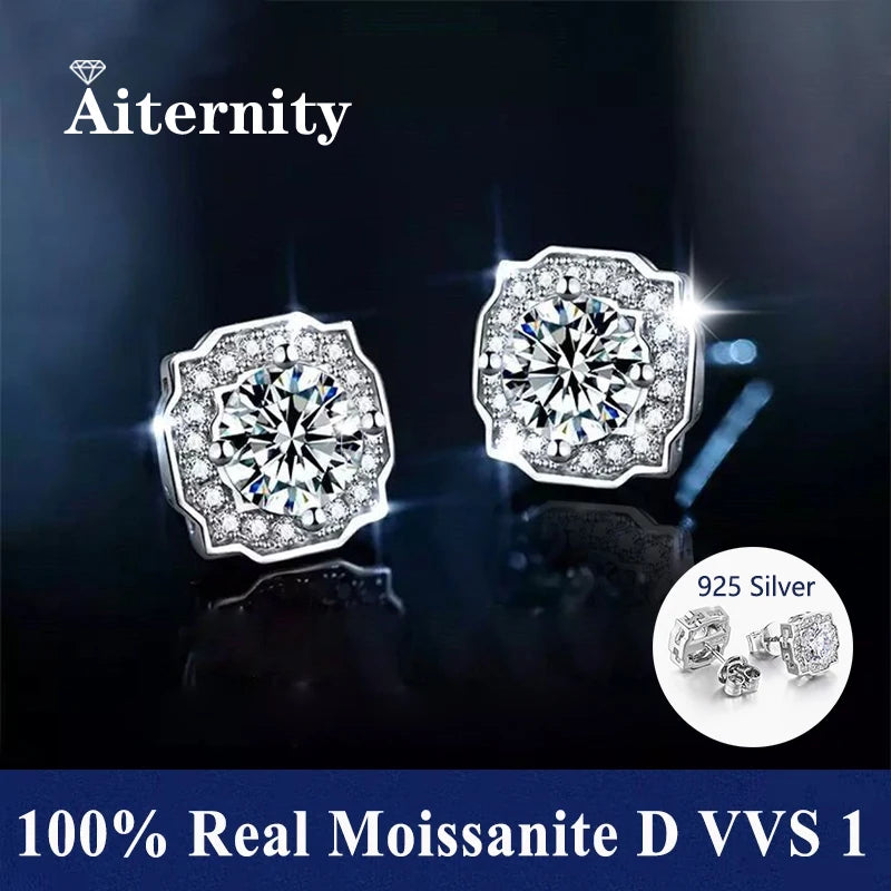 GRA Certificates 100% Real Moissanite 925
