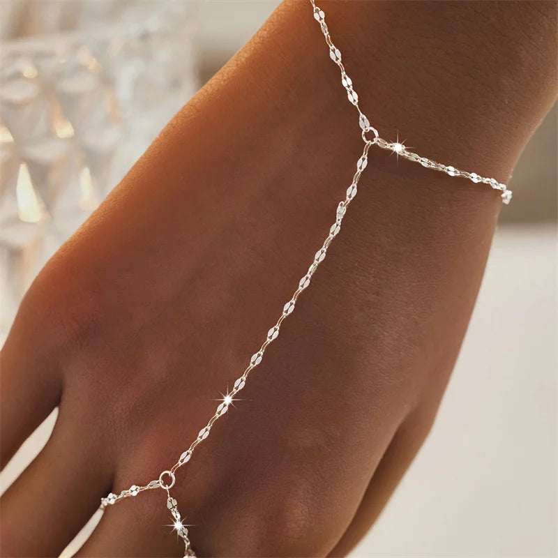 Minimalist Love Heart Imitation Pearl Colorful Rhinestone