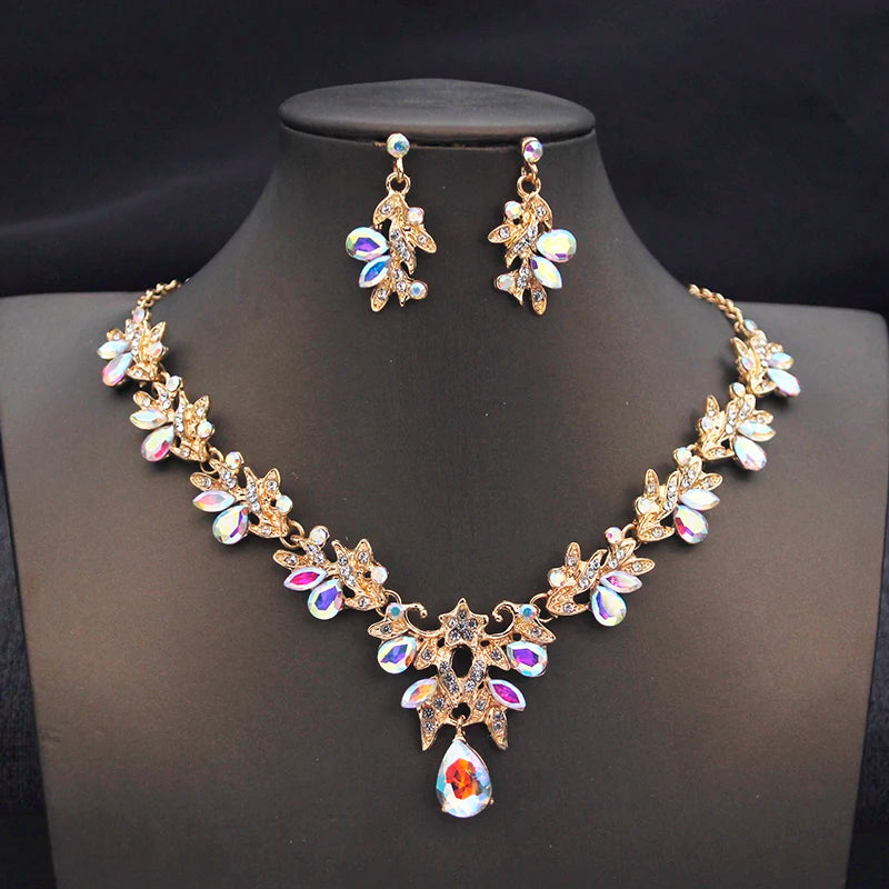 Fashion Necklace for Women Choker Necklace and Earring