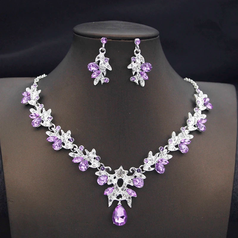 Fashion Necklace for Women Choker Necklace and Earring