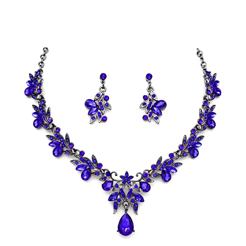 Fashion Necklace for Women Choker Necklace and Earring