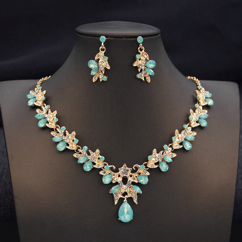 Fashion Necklace for Women Choker Necklace and Earring