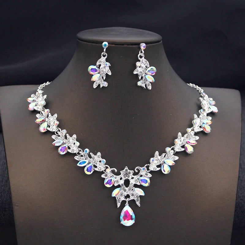 Fashion Necklace for Women Choker Necklace and Earring