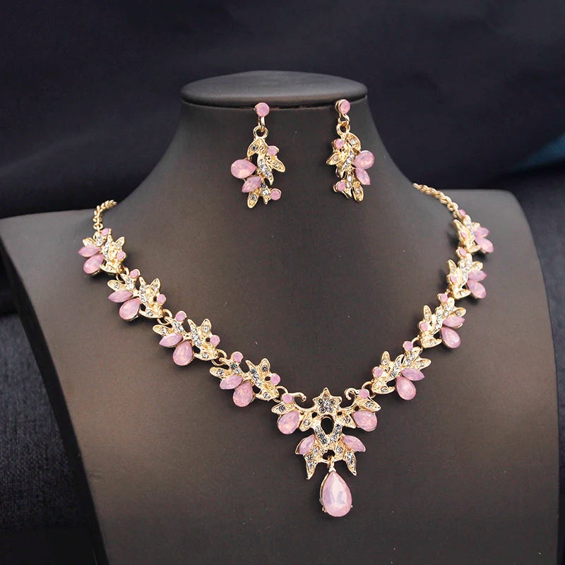Fashion Necklace for Women Choker Necklace and Earring