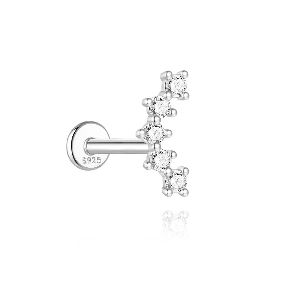 Aide Moissanite Diamond Stud Earrings for Women Orginal 925