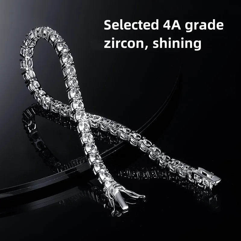 Factory price 925 silver plated 18K gold 4A grade Zircon