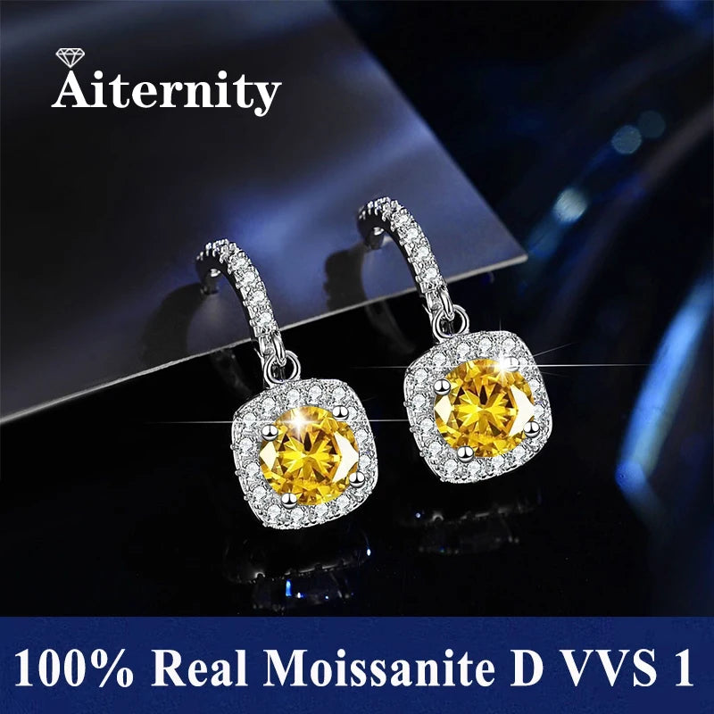 GRA Certificates 100% Real Moissanite 925